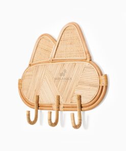 Andes Kids Wall Hanging Rack - Rattan Kids and Nursery Decoration
