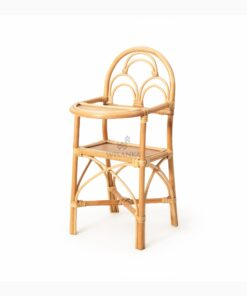 Bodhi Doll High Chair - Rattan Kids Furniture
