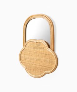 Cloudy Kids Wall Mirror - Rattan Kids and Nursery Wall Decor