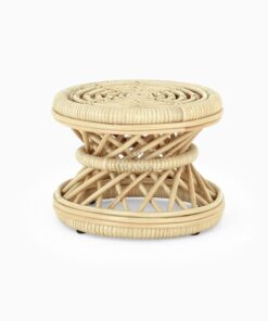 Drum Rattan Doll Stool - Rattan Kids Furniture