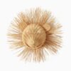 Hedi The Hedgehog Head Wall Decoration - Rattan Kids Animal Wall Head