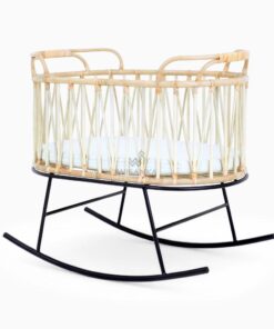 Kaitlin Baby Bassinet - Rattan Kids Furniture