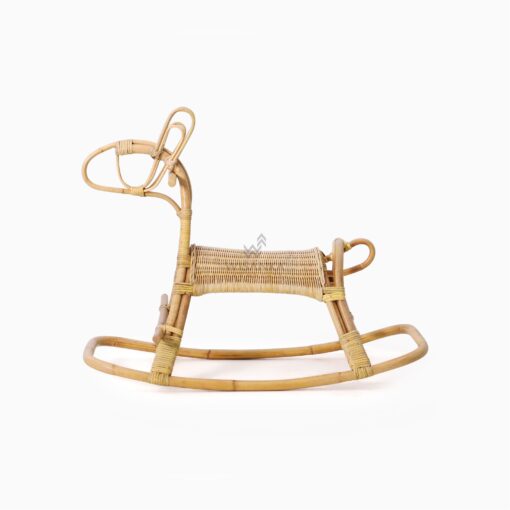 Kidang Rattan Rocking Chair - Rattan Kids Furniture side