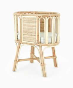 Lilyana Doll Bassinet - Rattan Kids Furniture