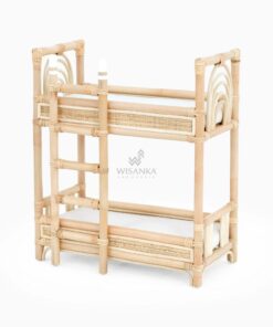 Noella Doll Bunk Bed - Rattan Kids Furniture