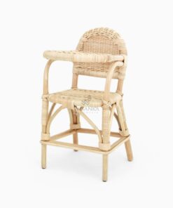 Petite Rattan Dolls High Chair - Rattan Kids Furniture