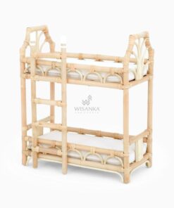 Sabella Doll Bunk Bed - Rattan Kids Furniture