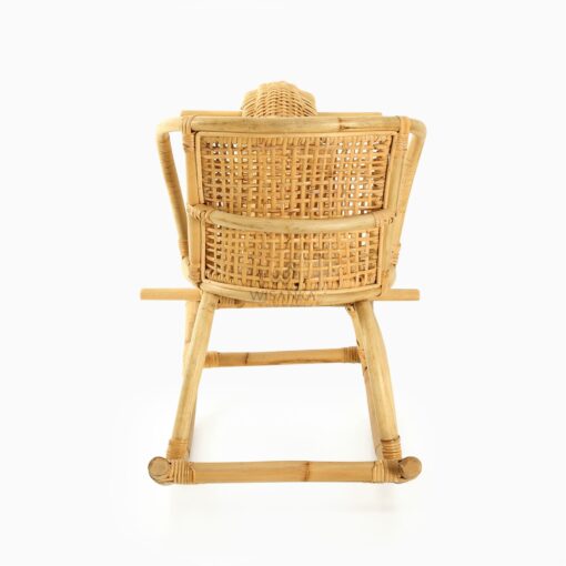 Sheep Rocking Chair - Rattan Kids Furniture rear