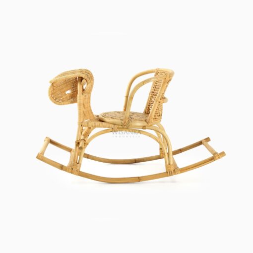 Sheep Rocking Chair - Rattan Kids Furniture side