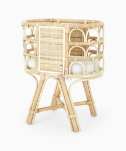 Vanya Doll Bassinet - Rattan Kids Furniture