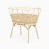 Zoey Baby Bassinet - Rattan Kids Furniture