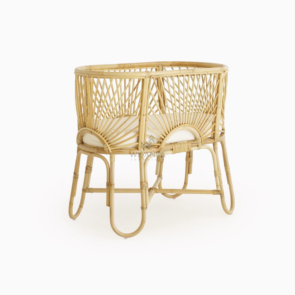 Mentari Baby Crib - Rattan Kids Furniture