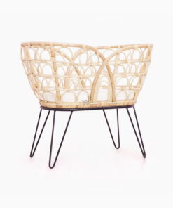 Ariana Baby Bassinet - Natural Rattan Baby Furniture
