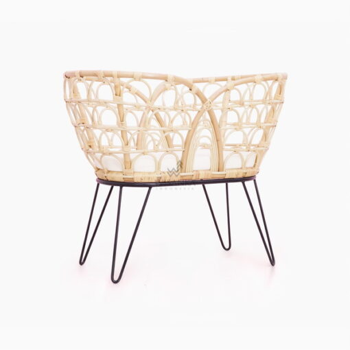 Ariana Baby Bassinet - Natural Rattan Baby Furniture