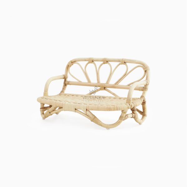 Najwa Doll Sofa 2 Seater - Rattan Kids Furniture