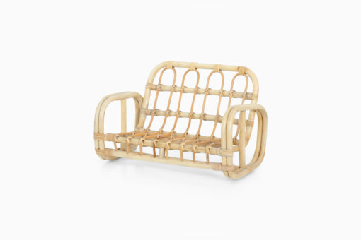 Aysha Doll Sofa - Rattan Kids Furniture