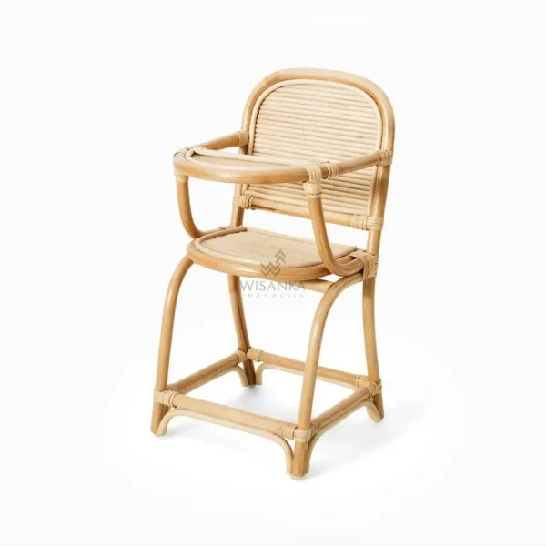 Ajax Rattan Doll High Chair