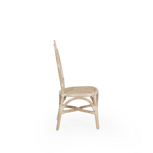 Bear Kids Chair - Natural Rattan Chair - Side