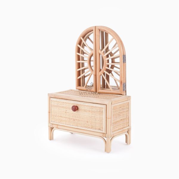 Inara Mirror - Kids Rattan Vanity Furniture