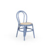 Kala Dark Blue Rattan Kids Chair - Perspective