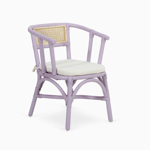 Akio Chair – Rattan Chair for Kids - front perspective view