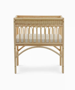 Julio Rattan Crib - Baby Cot Beds-front view