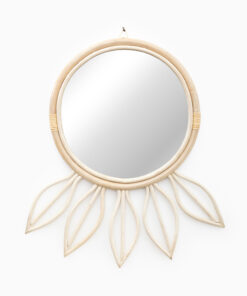 Cochise Mirror - Wicker Round Mirror