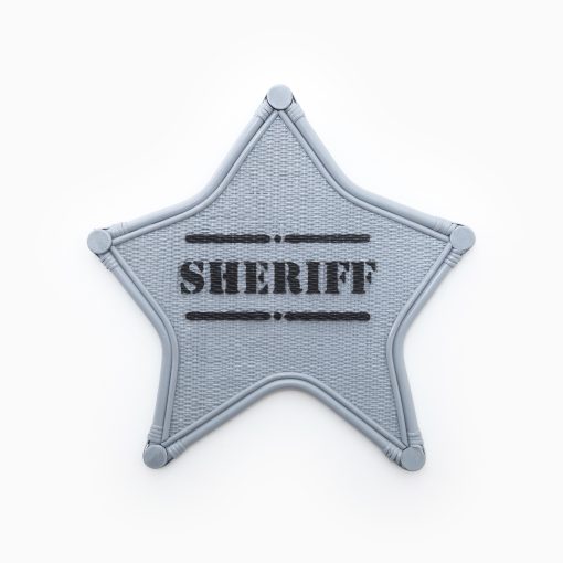Sheriff Wall Decor with Hook